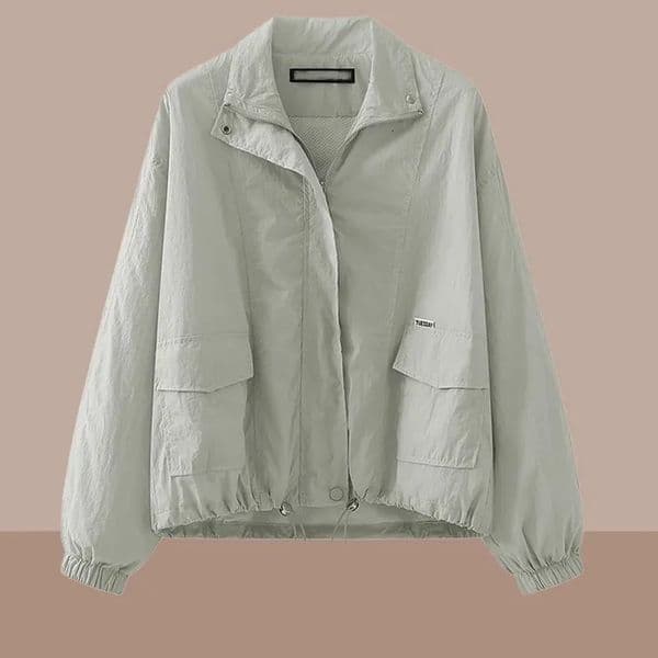High Quality 2025 Summer Sun Protection Clothing Jacket Womens Short Windbreaker Fashion Overwear Sunscreen Coat Female Top 250728