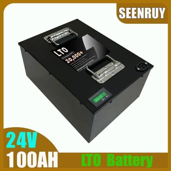 LTO Battery 24V 100AH with ANT BMS 100A 170A 230A 340A For Energy Storage System UPS Power Portable Power Station