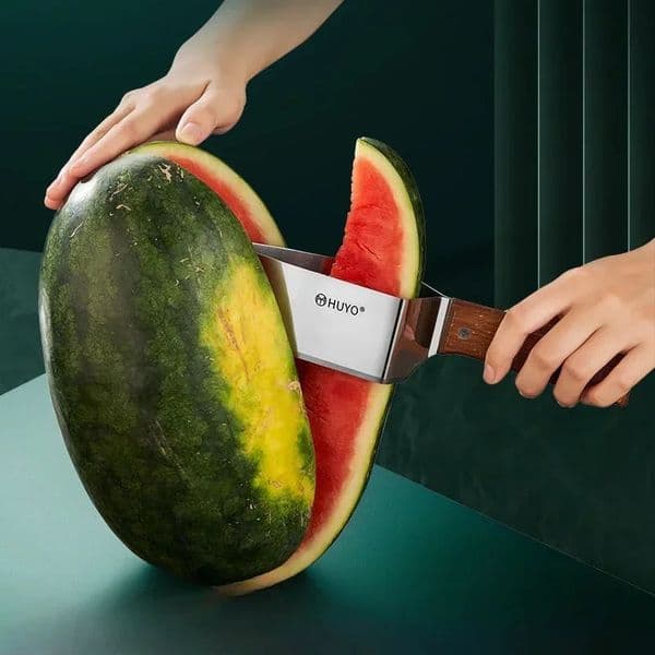 Thickening Stainless Steel Triangle Watermelon Cutter Kitchen Cantaloupe Cleaver Meat Cutter Home Multi-functional Fruit Knife 250731