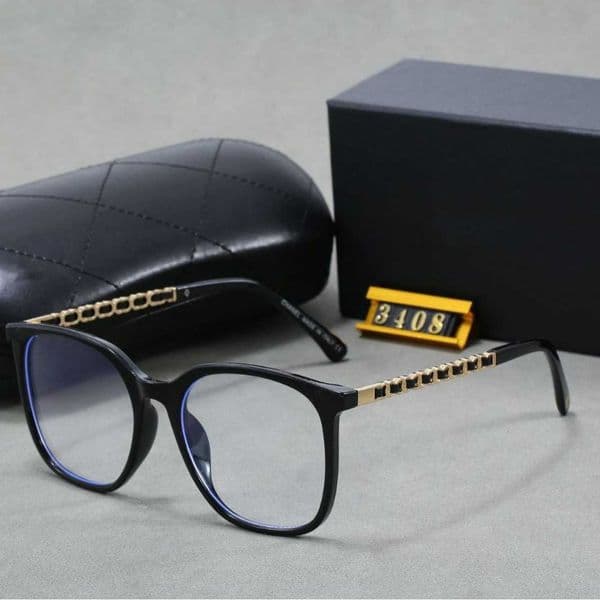 Designer CH top sunglasses 2025 New Style Sunglasses Internet Celebrity Anti-Sunshade Square Frame Womens Plain 1