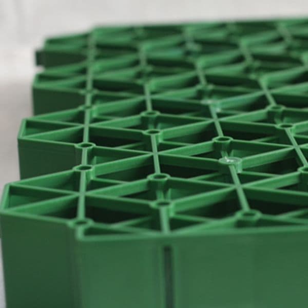 Landscape greening, parking lot, HDPE plastic grass grid, flat mouth lawn slope protection, community garden, fire escape, grass planting grid