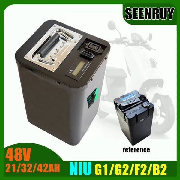 NIU G1 G2 F2 B2 LI-ION 48V 21AH/32AH/42AH Lithium Battery Pack with Smart BMS Bluetooth fit for Electric Vehicle Motorcycle