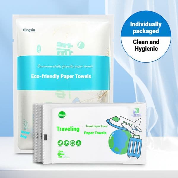 10 Pack 160g Disposable Bath Towels Individually Wrapped Portable Travel Towels