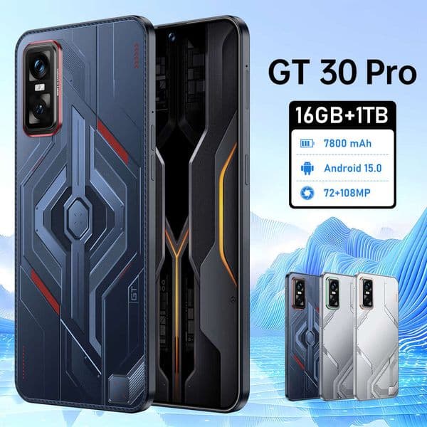 2025 Original GT 30 pro phone PC 7.3 inch HD 4K Android 15 16GB+1TB 8000mAh Battery 4G 5G Dual Sim Card WiFi GPS Google phones