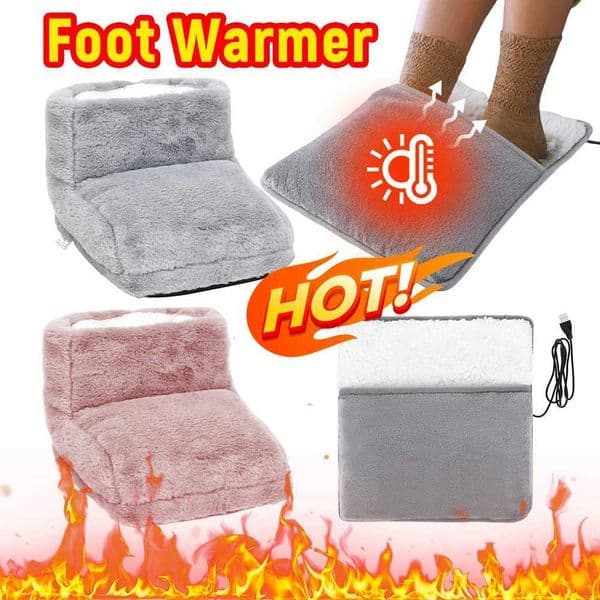 Electric Foot Warmer Heater USB Charging Power Saving Warm Foot Cover Feet Heating Pads for Household Feet Warmer Heater Warming X251101