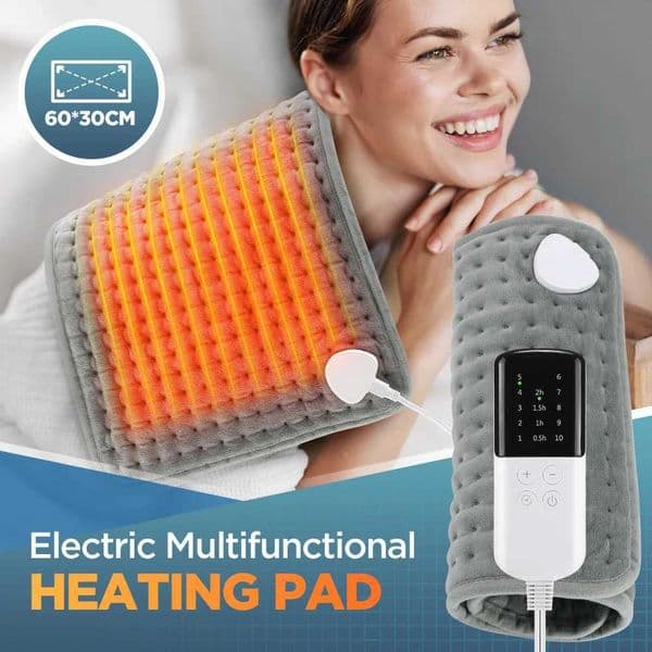 New Electric Heating Pad for Back and Leg 9 Heat Levels Temperature Control Hot Compress Fast Heating Mat Pet Warming Mat Home X251101