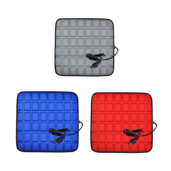 USB Car Chair Electric Heated Cushion Camping Portable Heating Blanket Thickened Winter Outdoor Home Office Thermal Warmer Pads X251101