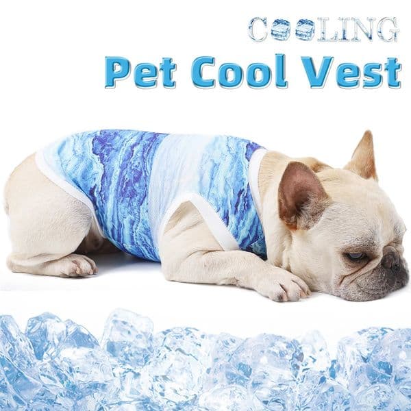 Spring Cooling Summer Pet Clothing Puppy Cool Dog Strap Cat Vest Instant Cooling Bulldog Pet Clothes 250402BJ