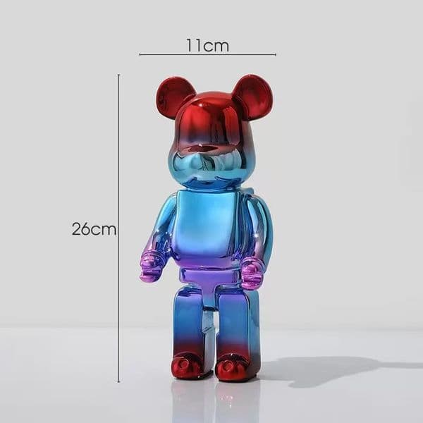 Brand toys Nordic light luxury violence bear decoration figure creative art living room TV cabinet entrance room desktop decoration