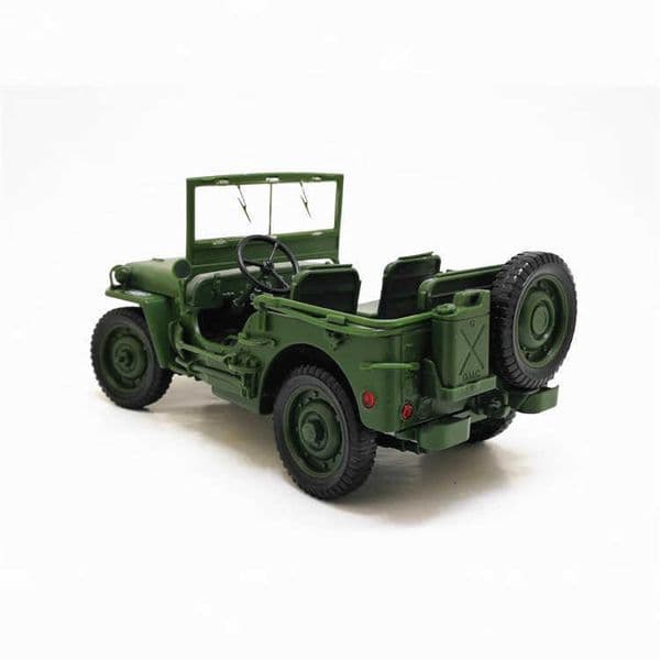 2025 new Caldwell Alloy 1:18 World War II Willis Tactical Jeep Off-Road Military Vehicle Model W240829 Designer