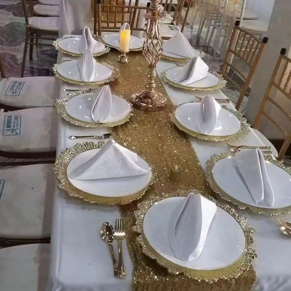 Super Flash Bump Texture Sense of Senior Wedding Plate Main Plate Cushion Plate Pastry Small Snack Plate Plating Plate