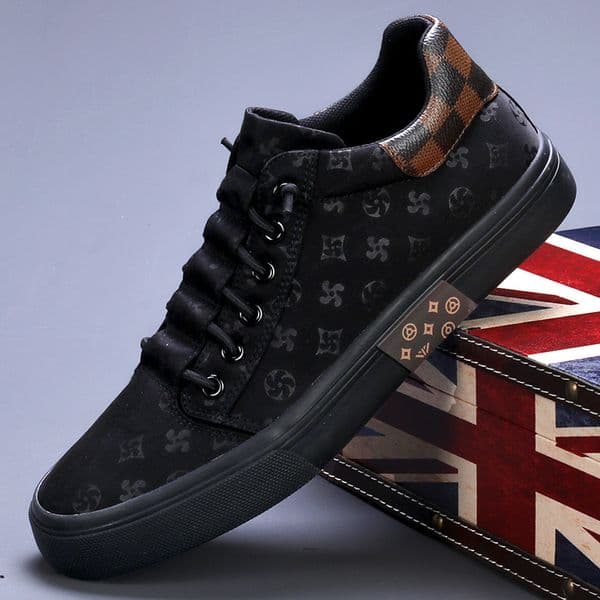 Classic lace-up printed canvas shoes Men 2025 new arrival casual skate shoes All black grass green khakis with unisex fashion shoes sizes 38-44