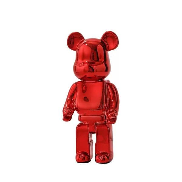 2026 New New High Quality Statue Nordic Light Luxury Violence Bear Figure Hand Creative Art Living TV Cabinet Entrance Room Desktop Decorati