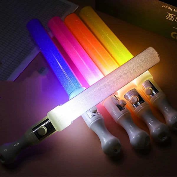 Multi colored lamp post battery powered LED flashing fluorescent stick wedding party supplies camping concert decoration props X250402