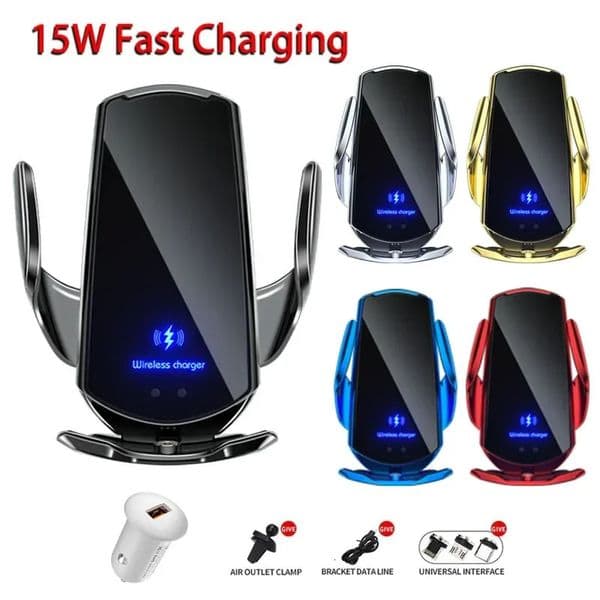 30W Car Wireless Charger Magnetic Automatic Car Mount Phone Holder Mobile Phone Accessrios Infrared Induction for iPhone 251103