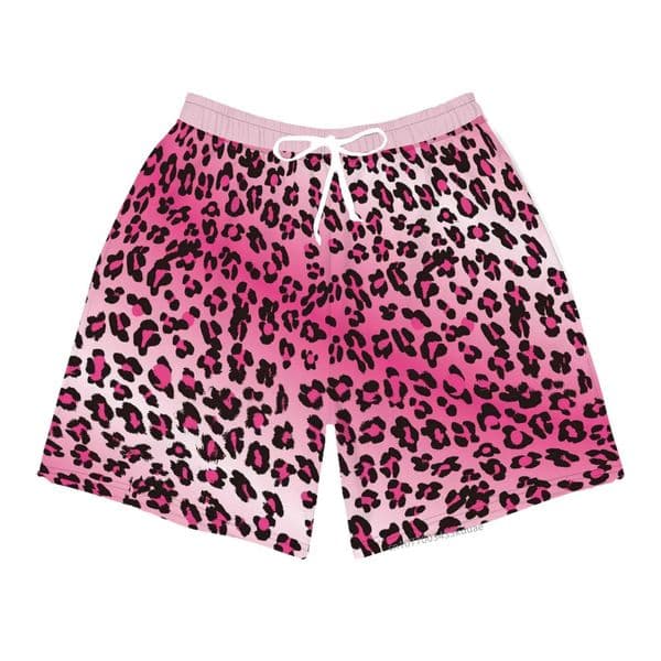 Leopard Printed Wild Short Hawaiian Beach Vacation Shorts Mens Summer Fashion Clothing Mens Animal Bottom Pattern W250403