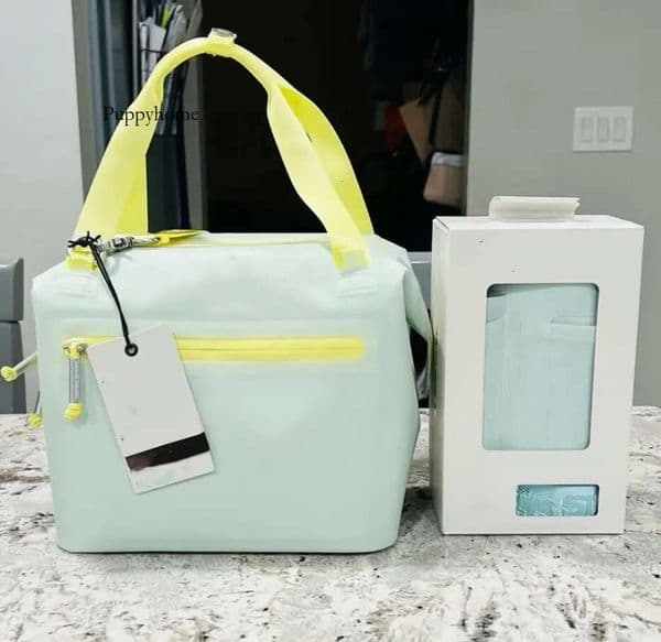 2026 US Stock Lunch Bags All Day Julienne Mini Soft Cooler Box 10 Can Carry-All For 40Oz Cup Match Tumblers Crossbody Bag With Phone Pocket Accessories 0324-2 G