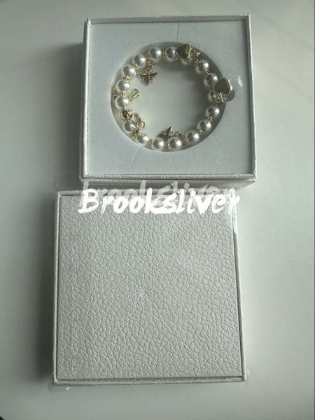 party favor Diy Charm elastic pearls bracelet Party gift with gift box