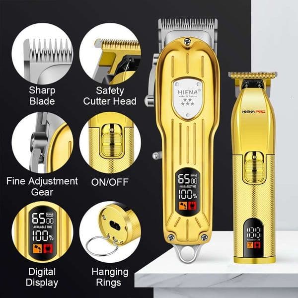 Cutting Set USB Rechargeable Men's Beard Trimmer Razor Hair Clipper Hine Birthday Gift Father's Day Gift, Hine, Trimmers, Kits, Barber Equipment, Personal