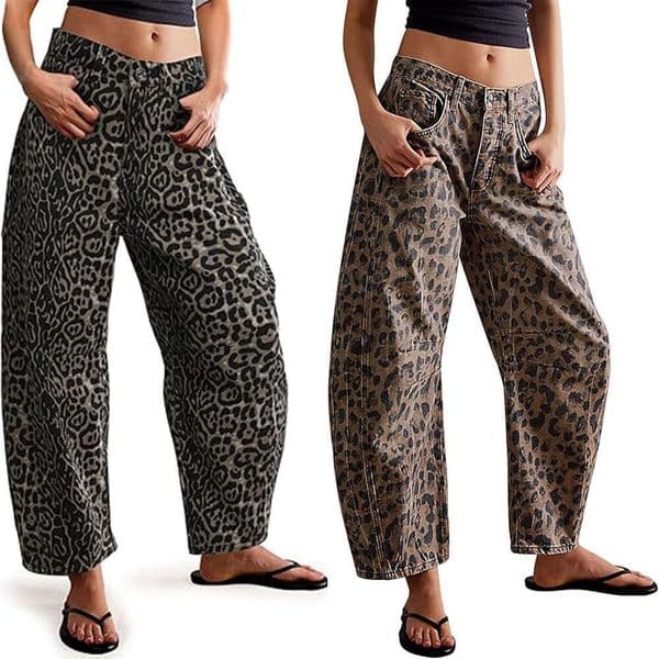 European American autumn casual loose mid waist tube shaped women's jeans 16848, 2025 new style, chic and elegant clothing