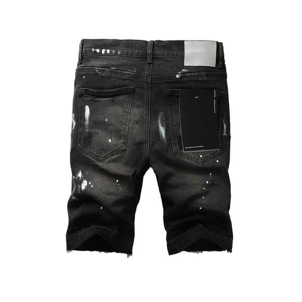Denim jenas Shorts American Strt High Quty Irregular Inkjet Jeans Men Women All-match Pants X2504031 L260513