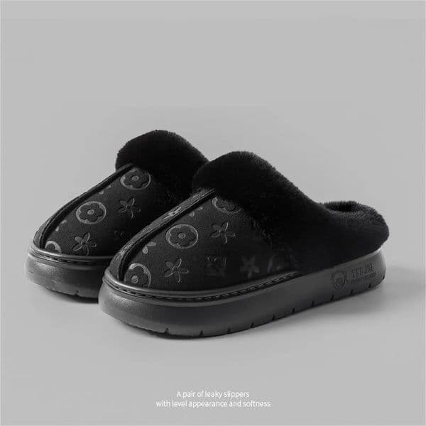 In the 2025 Winter new home slippers, fleece warm thick-soled cotton slippers, outdoor and indoor fashionable cotton slippers, free shipping Top quality, hot sales