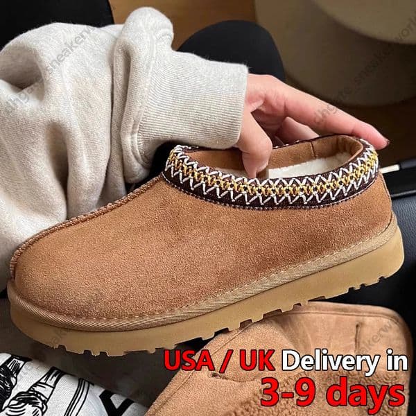 Womens Tazz Slippers Tasman Fur Slides Men Classic Mustard Seed Sand Ultra Mini Platform Boot Slip-on Les Petites Suede Wool Seal Winter Non slip slippers Size 35-47