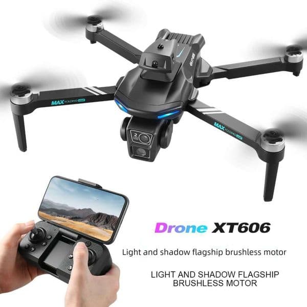Brushless Aerial X606 HD Photography with Optical Flow Obstacle Avoidance Remote Control Toy Aircraft Drone