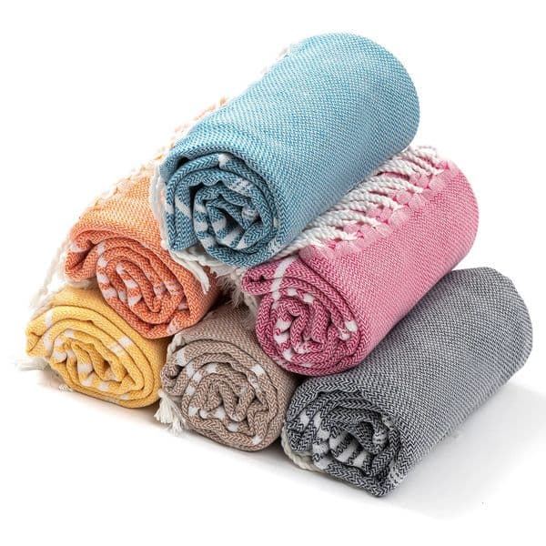Cotton Turkish Beach Towel 90180CM Sauna Spa Gym sports Fitness Fringed Bath kitchen Soft Absorbent Quick drying towels 251031