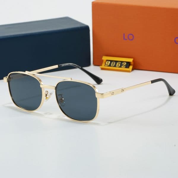 Luxury sunglasses Metal Retro designer for women letter fashion Beach shading UV protection polarized glasses gift
