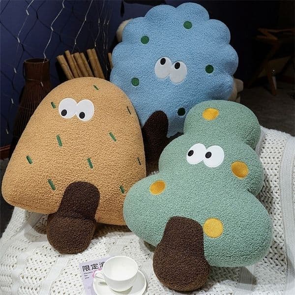 Christmas Tree Cushion Holiday Decor For Girls Cozy Sofa Bed Window Decoration Gift Soft Festive Ornament Pillow 251103CJ