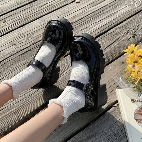 Lolita Shoes Women Japanese Mary Jane Shoes Women Vintage Girls Students JK Uniform High Heel Platform Shoes Cosplay Plus Size 251103