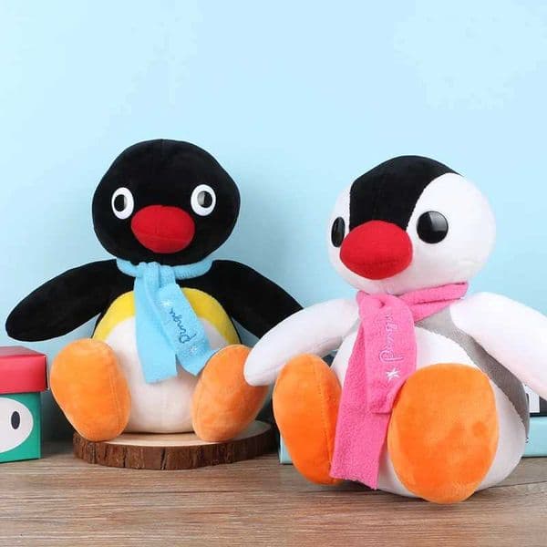 Pingu Plush Toy Pingued Brother and Sister Pinga Peluche Doll Pendant 15cm Cosplay for GiftXJ251104 XJ260303 Z260528