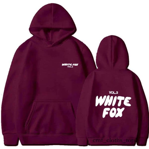 Designer whitees fox Hoodie Mens Hoodie Fashion Letter Hoodie Skateboarding Hip Hop Street Clothing Womens whitefoxset Hooded Sportswear Mens T-shirt ab7