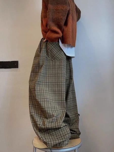Mauroicardi Spring Autumn Cool Ultra Thin Pants Wide Leg Mens Street Clothing Loose Plain Canvas Trousers 250402BJ