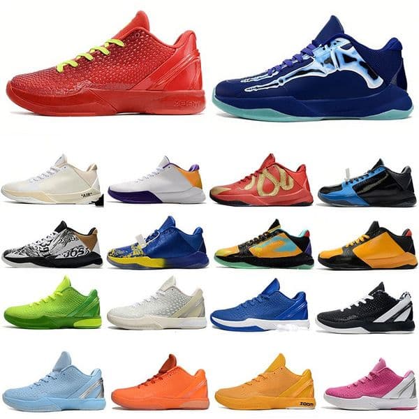 Mens K0BE 5 6 8 9 Basketball Shoes Boots Total Orange Undefeated Sport Light Blue Big Stage 5x Champ Black Mambas Think Pink KB V VI Sneakers