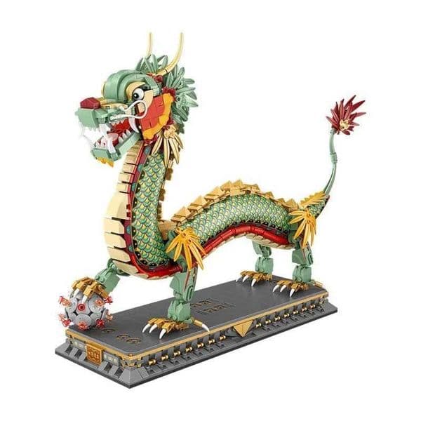 Chinese Dragon Mascot Mini Building BlocksW251103