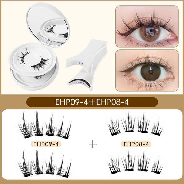 Two sets of magnetic false eyelashes gluefree false eyelashes presenting a net red natural naked feeling and imitating m 251103