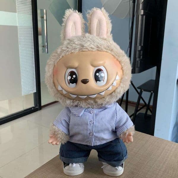 Authentic Shooting 40Cm Big LABUBU The Monsters Flip With Me Action Figure Hot Sale Vinyl Face Doll PVC Desktop Toy For Birthday Gift