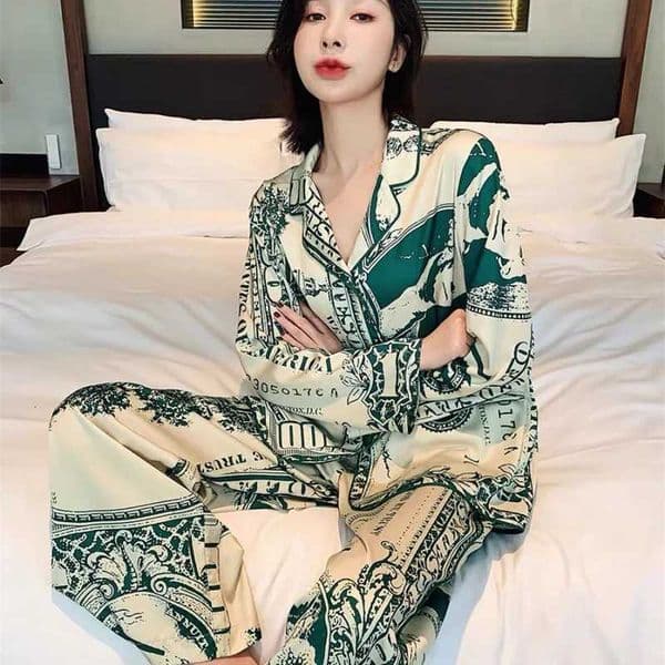Designer Spring Autumn New Two-Piece Home Clothing Womens Models Of European And American Wind Pajamas Casual Wear Y251104