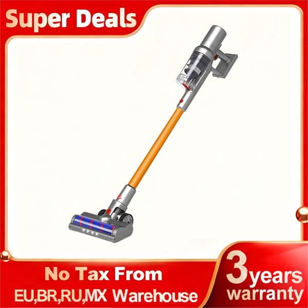 ABIR VC205 Cordless Handheld Vacuum Cleaner,27KPA High Suction Power,Touch Screen,Smart Dust Sensor, Auto Suction Adjustable.