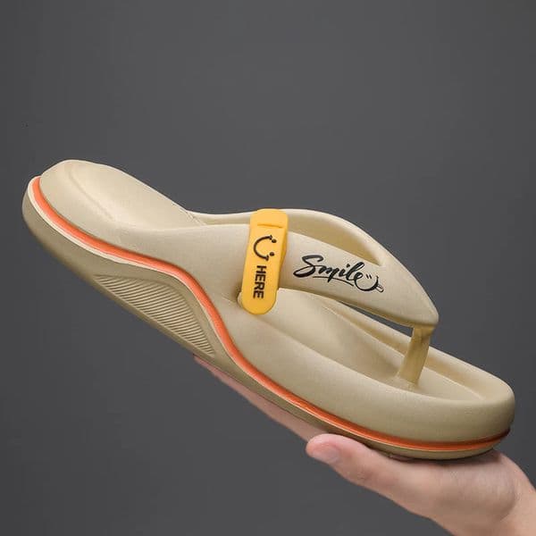 Man Women Slippers Flip Flops Indoor Outdoor Beach Sandals Super Soft Bottom Slides Non-slip Thick Soled Man Slippers 250403BJ
