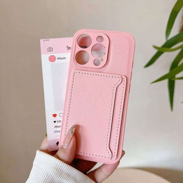 Retro Card Slot Wallet Matte Phone Case For Iphone 16 15 14 13 12 11 Pro XR XS Max Shockproof Leather Texture Cover Iphone 17 Pro Case Designer Phone Case