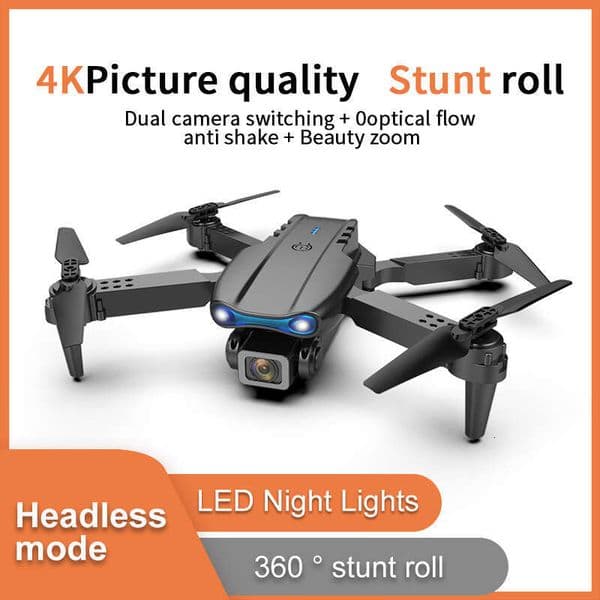 E99PRO Remote Control Obstacle Avoidance K3 Drone HD Aerial Photography 4K Dual Camera Stacked Quadcopter Aircraft