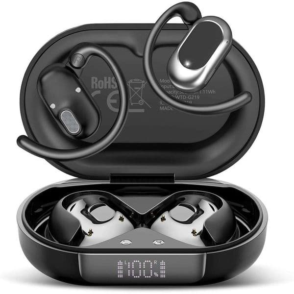 AI Translation Time, Real Time Headphones with 164 Languages & 7 Modes, Bluetooth 5.4 Translator Earbuds 36H Playback, Translate Ear Buds Device for Travel,