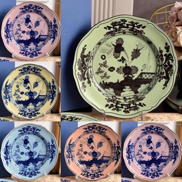 Plates 1pc 8 Inch 20cm Snack High Aesthetic Household Tableware Dessert Plate Salad BreakfastPlate Ceramic Flat