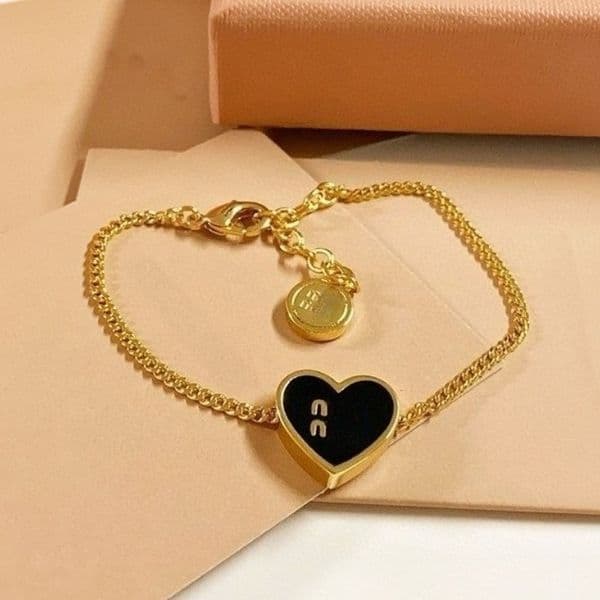 Womens Designer Letter Pendant Necklaces Simple Gold Plated Necklace Bracelet Set Wedding Party Jewerlry Accessories