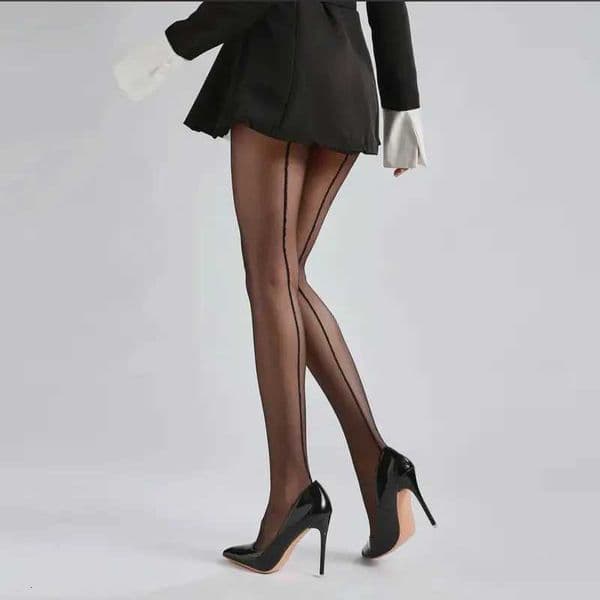 Womens One Line Pattern Stockings And Pantyhose Slim Fit Ultra-thin Anti Hook Stockings Womens Pantyhose Socks Z251104