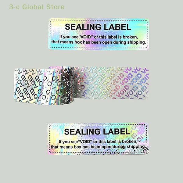 50/100X Warranty Protection Sticker Security Seal Brittle Paper Tamper Proof Warranty Void Label Sticker Adhesive Label Guanante 250402BJ