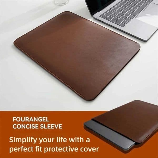 13 14 15 Inch Laptop Sleeve Carring Case PU Leather Water and Splash Proof Notebook Case for Laptop Bag Z251105